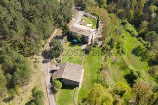 Mas  La baumeta. Masia en la quar