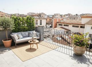 Àtic  Sant rafel. Atico con terraza en el centro de olot con ascensor