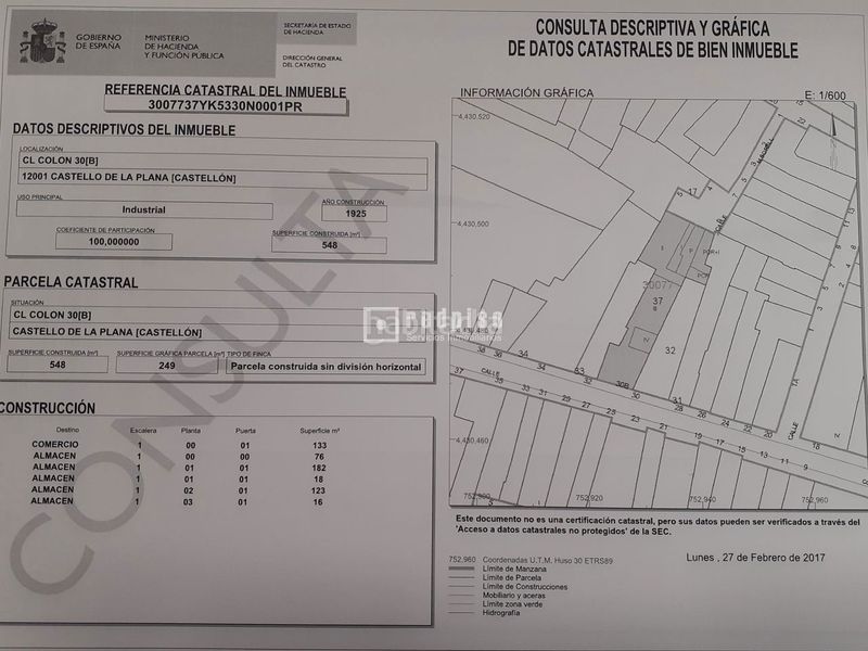 Foto 942c229e-5767-4cd0-b6df-ca8187f44aa1. Edificio  en pleno centro en Casco Histórico Castellón de la Plana