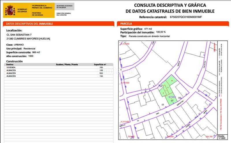 Foto 48155188-bcc7-4b74-add9-f2b8d3090a96. Edifici a calle san sebastian 7 a Cumbres Mayores
