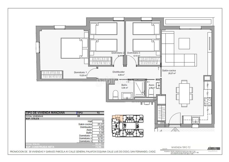 Foto 92127093-364a-422b-979d-f3889bc0d6ee. Pis amb aparcament a La Casería - San Carlos San Fernando