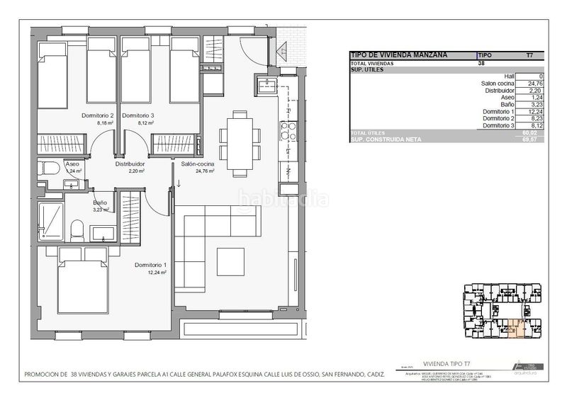 Foto a1f9ec26-5ab4-462f-92b2-16abd95b911c. Pis amb aparcament a La Casería - San Carlos San Fernando