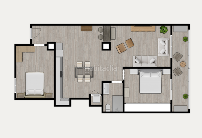 Foto 37b55b7d-898a-4f75-a077-cc26973f1134. Piso  reformado con piscina en ramon i cajal en Tarragona