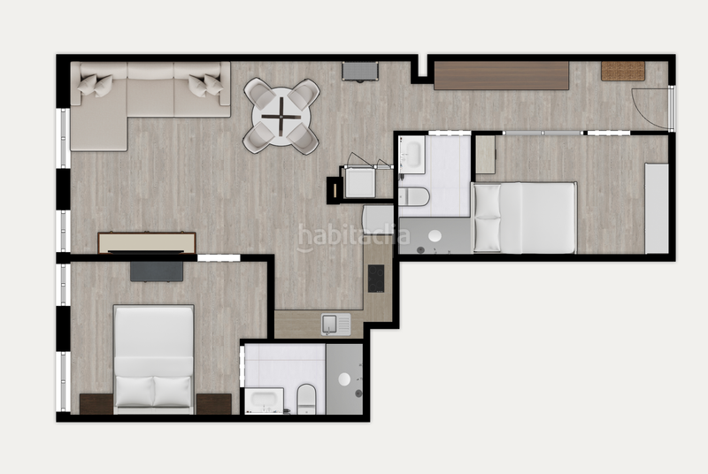 Foto 60359265-80e0-400b-964c-9788c76ea40d. Piso  reformado en calle apodaca . en Barris Marítims Tarragona