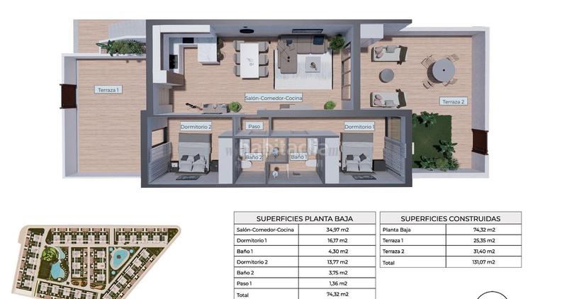 Foto e398ebea-986b-41a8-ae23-c0aafaeeef88. Appartement avec piscine dans Los Balcones-Los Altos Torrevieja