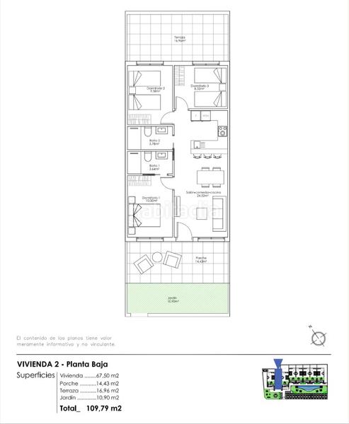 Foto 2f07225c-084d-4291-baa9-c03b1936bf7c. Apartamento 109m<sup>2</sup> en Pilar de la Horadada ciudad Pilar de la Horadada