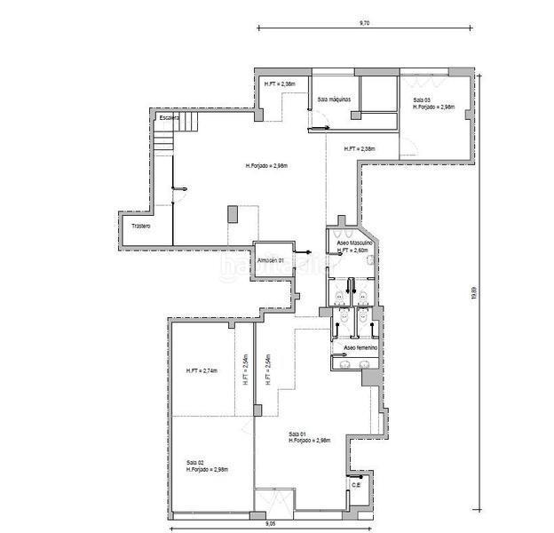 Foto ce0f59f7-0284-4a0a-8b94-1dcb8275d4da. Miete büro mit heizung in Sant Josep Hospitalet de Llobregat (L´)