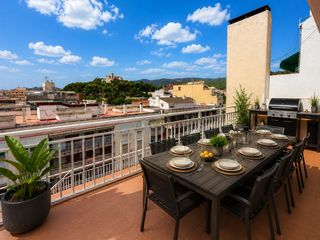 Attique à Avinguda de manuel girona 26. La terrasse bleue | manuel girona · castelldefels