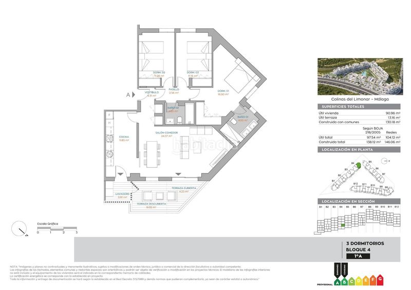 Foto bbb652f8-18ff-48e5-b9db-9aba2a44a4e5. Apartament amb calefacció aparcament piscina a Limonar Málaga