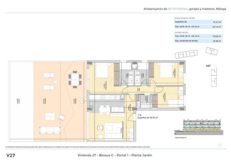 Foto 195bcc1a-9f83-42ab-8063-c86262646a94. Planta baixa amb calefacció aparcament piscina a Málaga