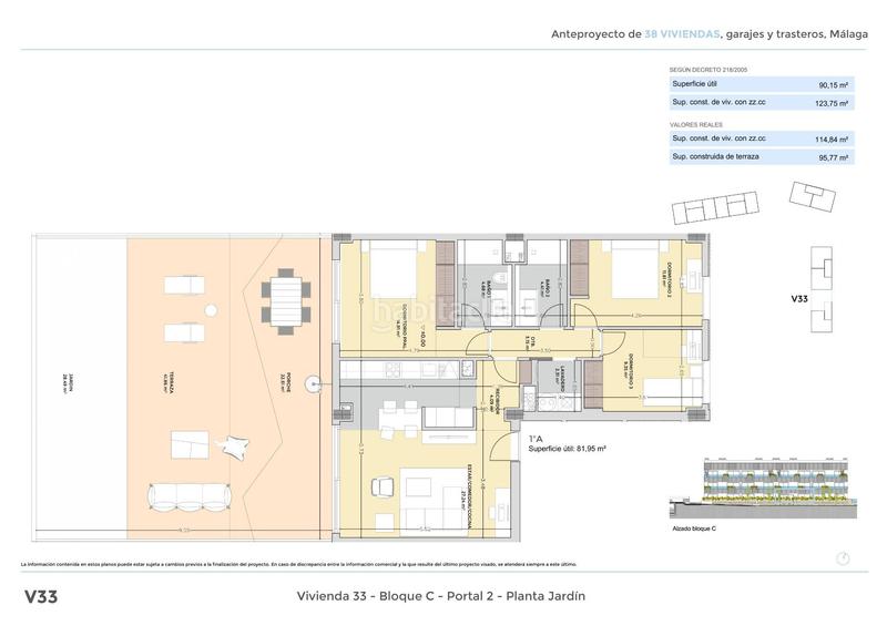 Foto 68b34a7a-2b35-480f-b42a-704bb2d9b75c. Planta baixa amb calefacció aparcament piscina a Málaga