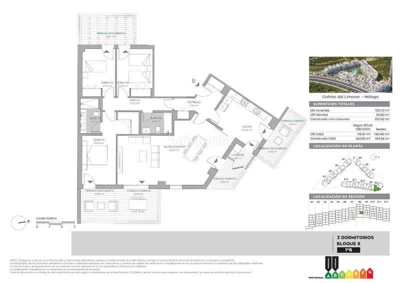 Foto 7ea6a75e-ca1f-4af0-9bef-eeac6005f0fc. Pis amb calefacció aparcament piscina a Limonar Málaga