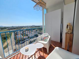 Estudio en Nord. Estudio con vistas al mar, piscina y parking comunitarios
