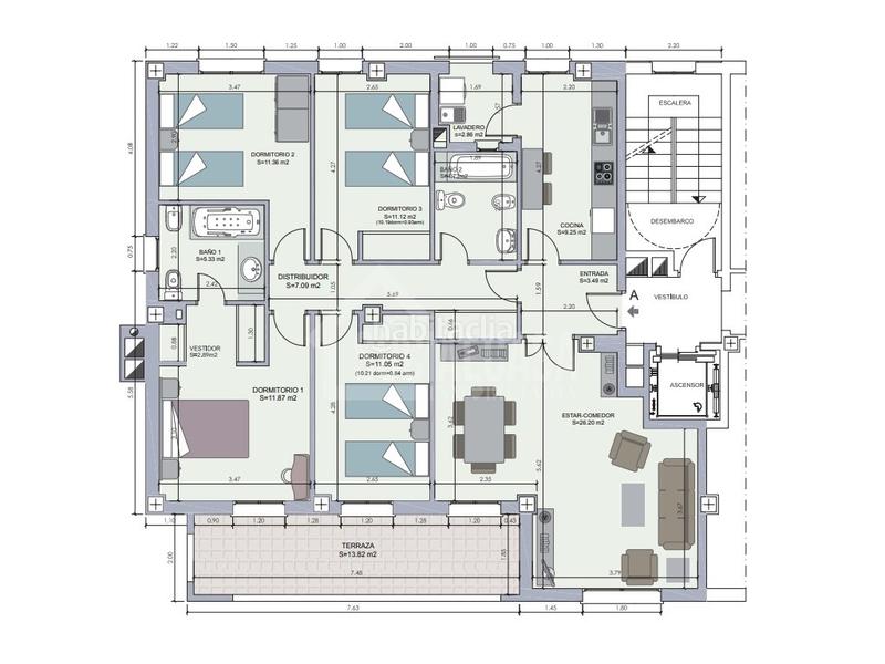 Foto a3d7f986-fe0f-4606-8fff-6d7be2534524. Piso exclusiva vivienda amueblada con opción de 2 cocheras y trastero a 1 minuto de hipercor en Córdoba
