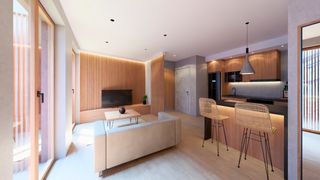 Estudio  Carrer del puial. Estudio de dise�o en andorra la vella � obra nueva en ubicaci�n