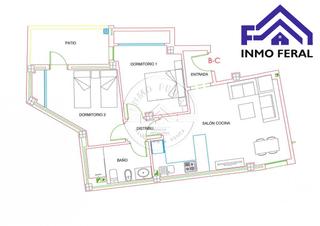 Appartement à Écija. Piso en venta en centro, 2 dormitorios.