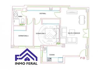 Appartement à Écija. Piso en venta en centro, 2 dormitorios.