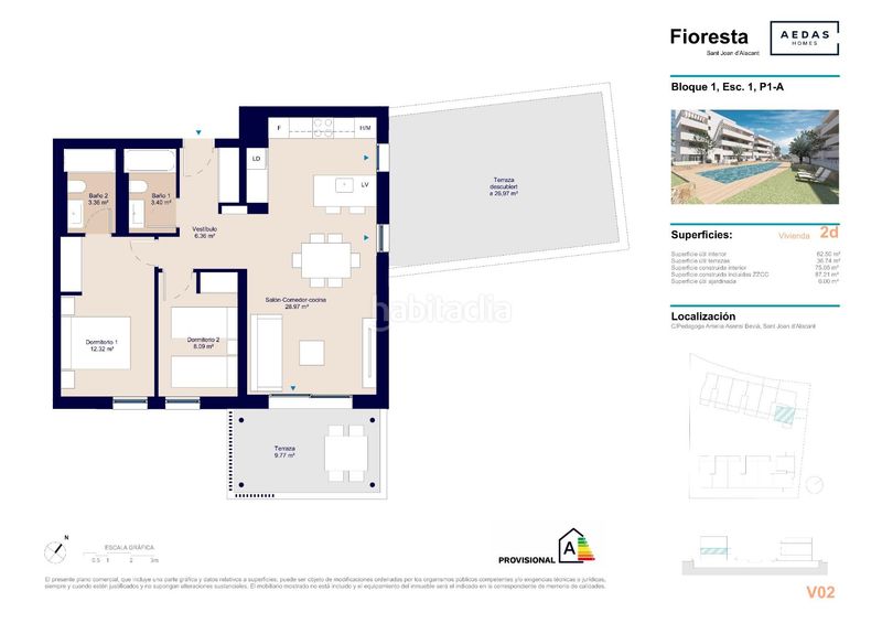 Foto e7669ef9-348d-42ac-a24e-5cc105831464. Apartament a pedag.amelia asensi bevia 1 a Bellavista-Capiscol-Frank Espinós San Juan de Alicante