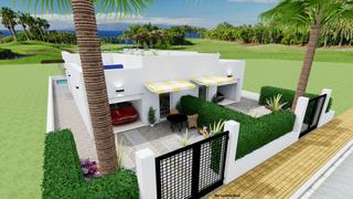 Towny house in Las Lomas de Rame-Bahía Bella. Villas pareadas de obra nueva en los alcazares