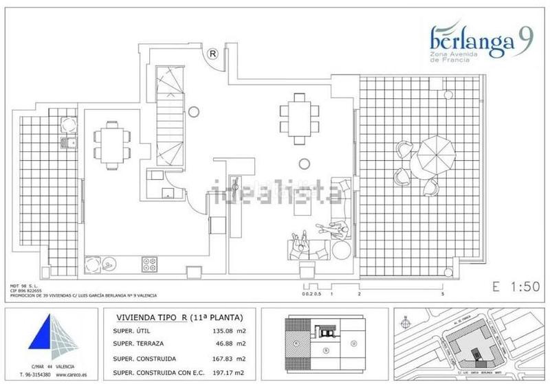 Foto ba03135d-d7fa-4b53-9769-338eb506f5cb. Attico con riscaldamento parcheggio piscina in Penya-Roja - Avda. Francia Valencia