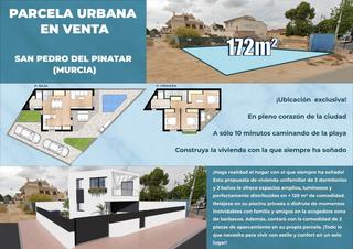 Terreny residencial a San Pedro del Pinatar. Solar en san pedro del pinatar ubicación privilegiada a 1 km del