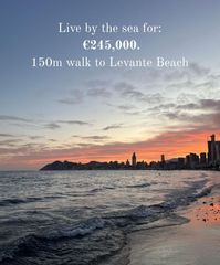 Appartement  Calle alcalde manuel catalan ch 11. A solo 150m de la playa de levante! apartamento con vistas al ma