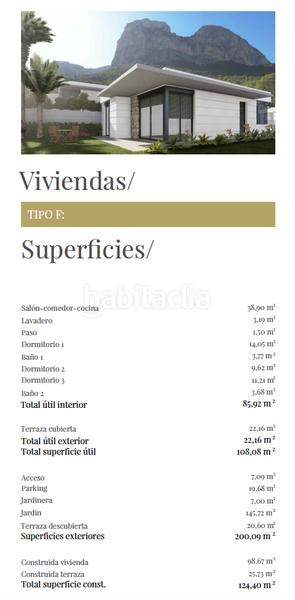 Foto 6a9a9878-11fe-486a-85a3-590d18d385bf. Xalet amb calefacció aparcament a Polop