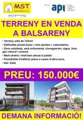 Terreny residencial  Carretera de manresa. Terreno en venta en balsareny