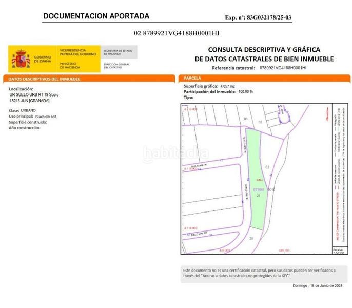 Foto 0e6715b0-1748-4b31-8c6a-7a82be722af6. Terreny residencial a Jun