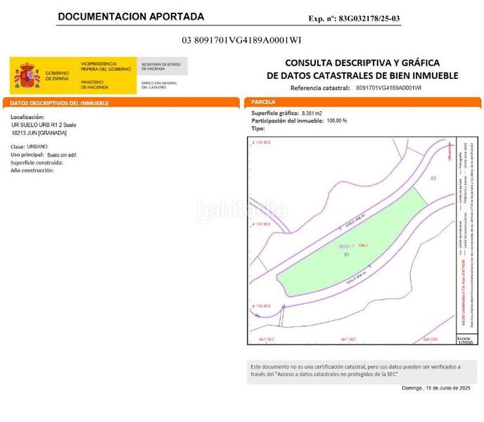 Foto 7092d52b-2c14-49fb-b010-01cfdae9515f. Terreny residencial a Jun