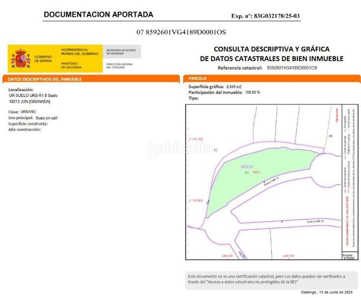 Foto beb793fa-0240-4209-88b1-05035465ed6e. Terreny residencial a Jun