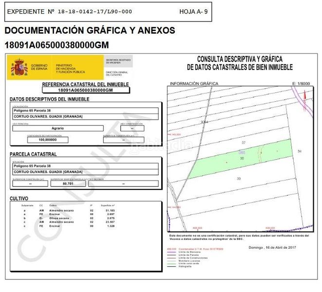 Foto 517410ed-10fc-4da0-adf1-3e1c910210ec. Finca rústica a Guadix