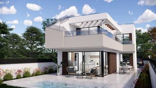 Chalet in El Pinar de Campoverde. Villas de obra nueva en pilar de la horadada en el campo de golf
