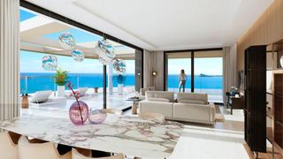 Apartamento en Playa Poniente. Exclusivo apartamento de 3 dorm. en residencial de lujo con vist