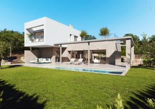 Chalet à Lomas de Campoamor - Las Ramblas. Villa con 3 dormitorios y piscina privada en las colinas golf
