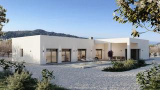 Chalet à Pinoso. Villa de nueva construcción en una sola planta con 3 dorm. y pis