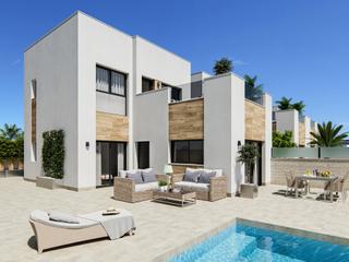 Maison jumelée à Benijófar. Chalet de nueva construcción con piscina privada a la venta en b