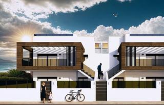 Casa a Los Peñascos-El Salero-Los Imbernones. Bungalows con solarium privado en san pedro del pinatar lujo y n