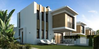 Chalet en El Montgó. Villa contemporanea cerca de centro urbano y mar.