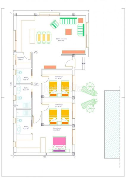 Foto 2264ae5d-bb55-44bf-8498-9fc31ab0f42a. Chalet magnifica villa en una planta de nueva construcción con piscina privada y gran parcela en Calasparra