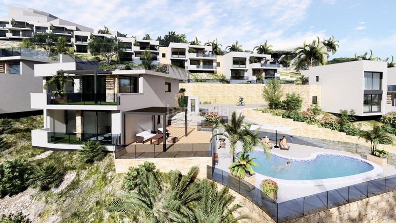Foto 189dcb97-8b39-4645-9469-3cd3a3a879ea. Casa aparellada amb aparcament piscina a Altea la vella Altea