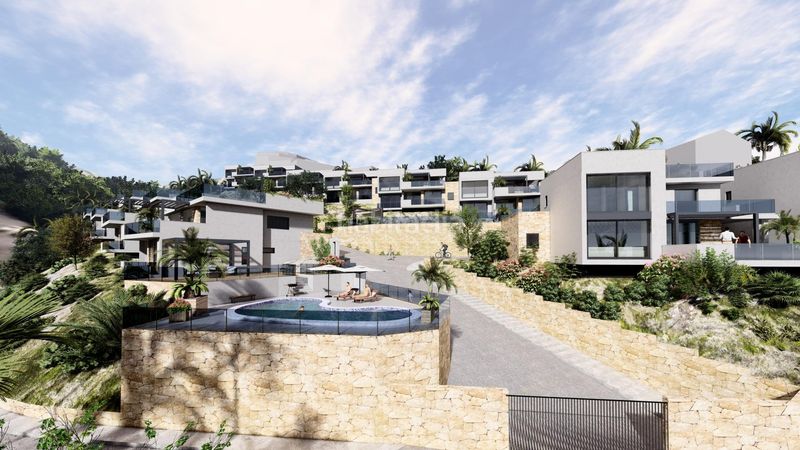 Foto 4f6f94cd-64ec-4643-afc0-f583fc85fdac. Casa aparellada amb aparcament piscina a Altea la vella Altea