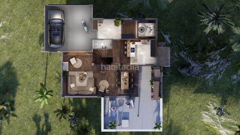 Foto 50132ab9-01b3-4073-a94f-ec6907fe202c. Casa aparellada amb aparcament piscina a Altea la vella Altea