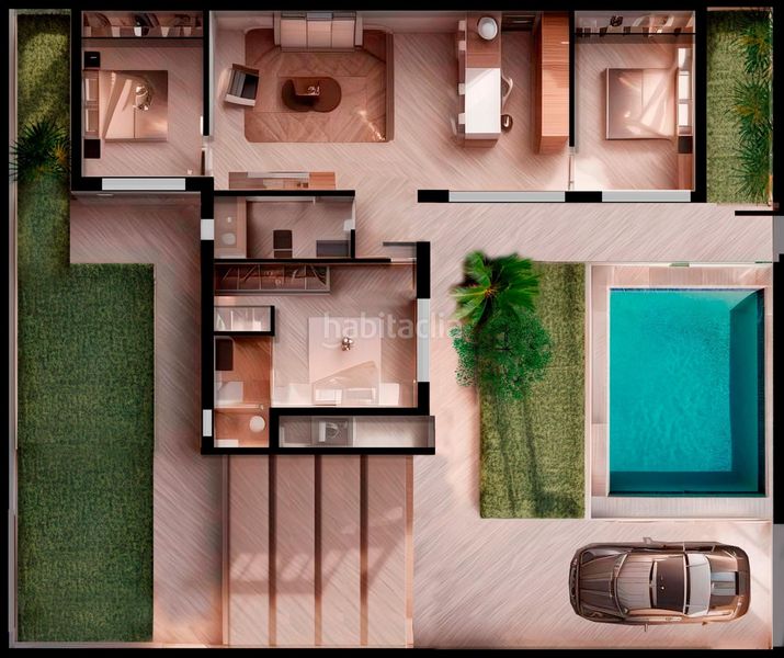Foto 4e05a8fe-9046-49f9-a6d7-5ef29e9e9638. Chalet villa independiente 3 dormitorios con piscina privada y solárium en Roldán, torrepacheco en Torre - Pacheco