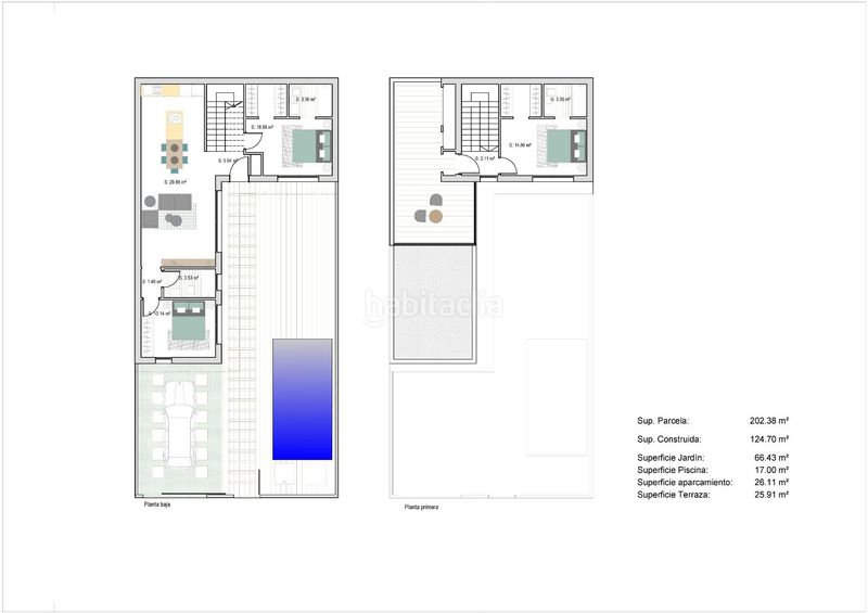 Foto 06e4b736-6510-45b0-9672-9a303a9e6644. Casa adossada amb aparcament piscina a San Javier San Javier