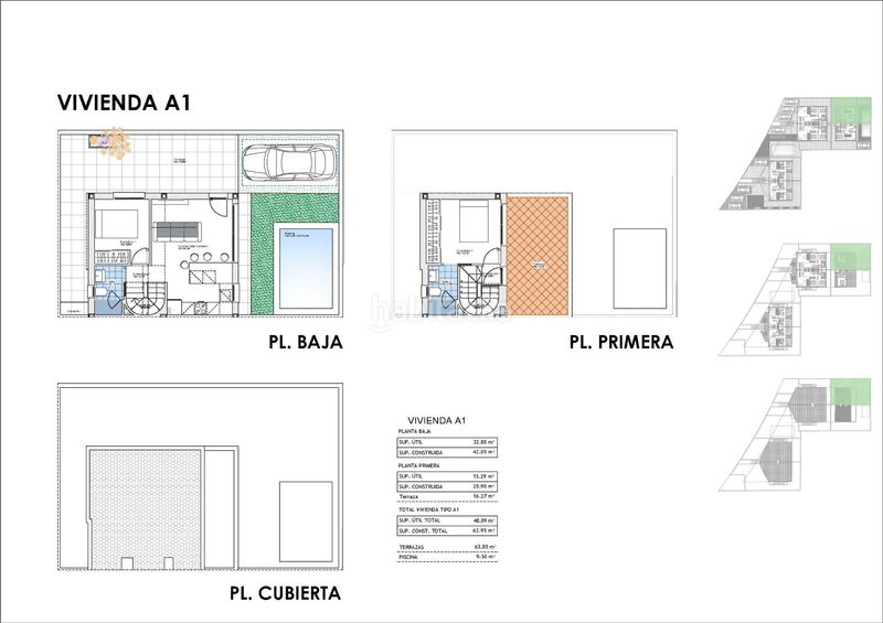 Foto d23f9405-ebc8-4c58-8aba-6bafeeeba889. Casa aparellada amb aparcament a El Alamillo Mazarrón