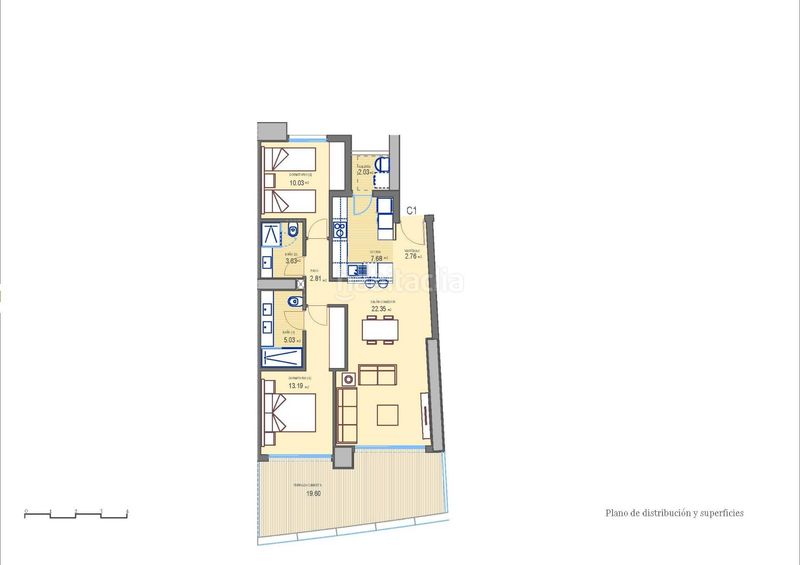 Foto c2264043-4e14-46ce-b180-47a283c0b783. Apartament amb aparcament piscina a Playa Poniente Benidorm