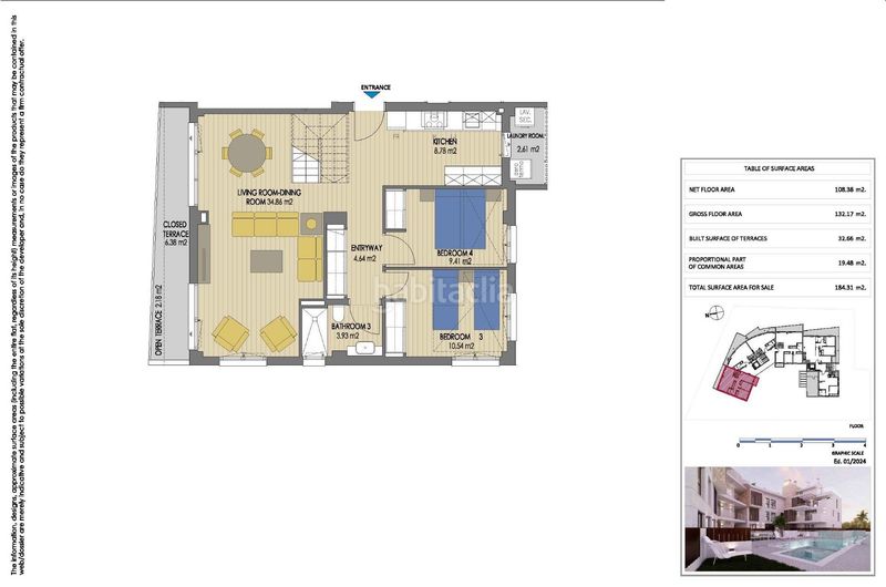 Foto 61d02b17-51a6-4df5-be22-c5d02d3f4c6c. Àtic amb aparcament piscina a Montañar-El Arenal Xàbia