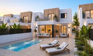 Casa adossada a Mar Menor golf. Villa adosada de 3 dormitorios de nueva construcción en santa ro