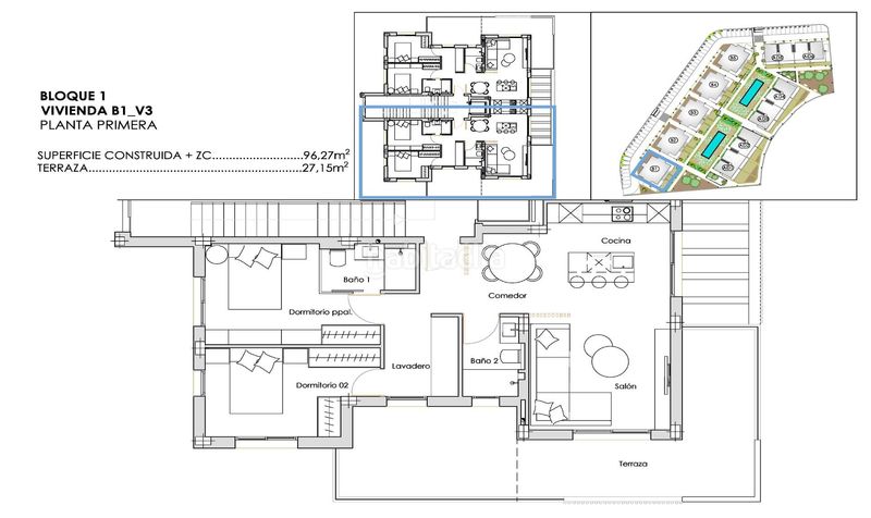Foto 9d2d6422-944d-471c-8cc3-05b782cf7374. Apartament amb aparcament piscina a Mar Menor golf Torre - Pacheco